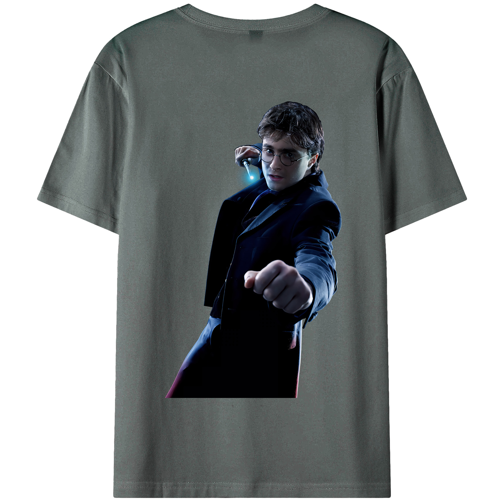 （画像用） Harry Potter ハリー・ポッターシリーズ 綿100％半袖Tシャツ（背面プリント）